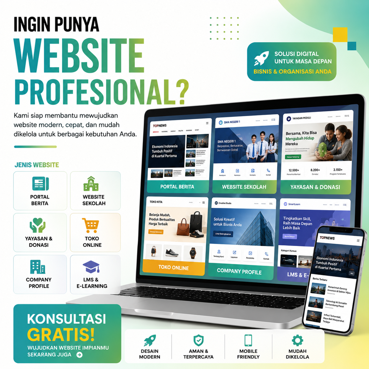 Jasa Pembuatan Website Murah di Indonesia